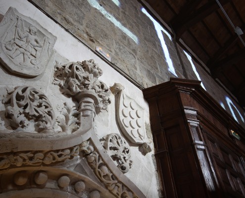 Interior de la Iglesia de San Miguel en Ledesma