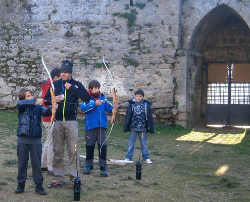 Ledesma con niños