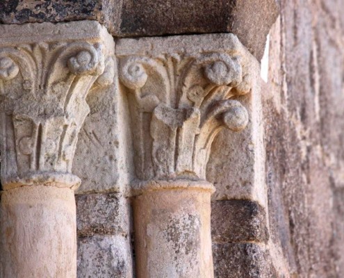 Detalle de Iglesia de Santa Elena en Ledesma