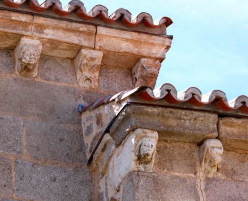 Destalle en la Iglesia de Santa Elena en Ledesma