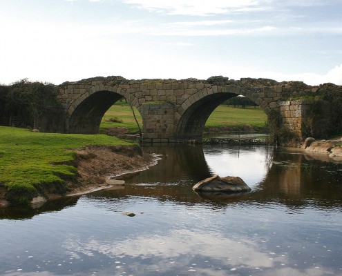 Puente de Peñaserracín en Ledesma